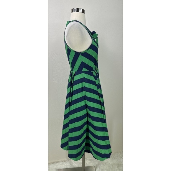 Anthropologie Girls from Saroy Colorblock Striped Halter Knee Length Dress - Picture 3 of 12